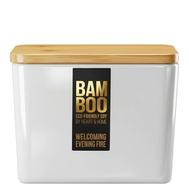 BAMBOO Centrepiece Candle Welkom Avondvuur 320g