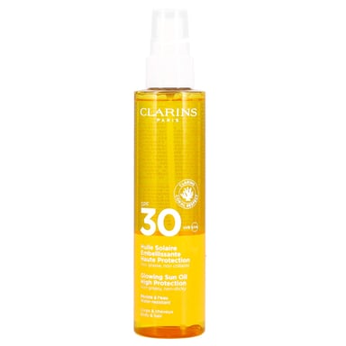 Clarins Glowing Sun Oil High Protection SPF30, 150 ml