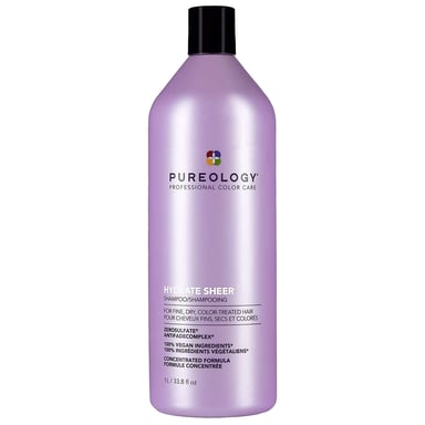 Pureology Hydrate Sheer Shampoo - Lightweight and Nourishing for Colour-Treated Hair