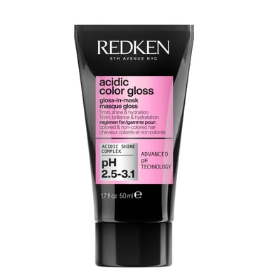 Redken Acidic Color Gloss 1-Min Gloss-in-Mask Mini 50ml, siliconenvrij glansmasker
