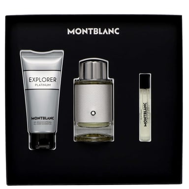 Montblanc Explorer Platinum Eau de Parfum 100ml Cadeauset met 7,5ml Reisspray & 100ml Douchegel