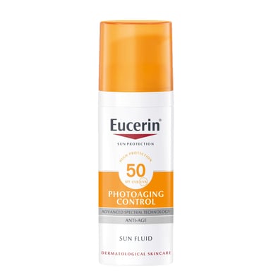 Eucerin Sun Fluid SPF50 - Geavanceerde bescherming tegen huidveroudering door zonlicht