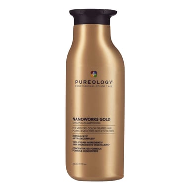 Pureology Nanoworks Gold Shampoo voor het revitaliseren van droog, gekleurd haar