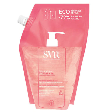 SVR Topialyse 1000ml Soothing Cleansing Gel Refill for Sensitive Skin