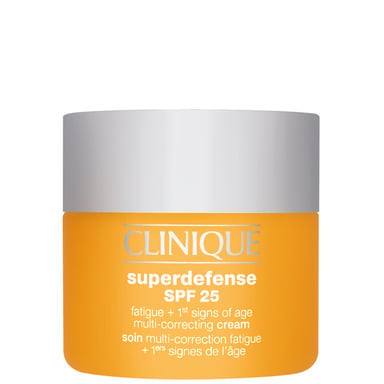 Clinique Superdefense Multi-Correcting Cream SPF 25 voor de droge huid - tegen vermoeidheid en huidveroudering
