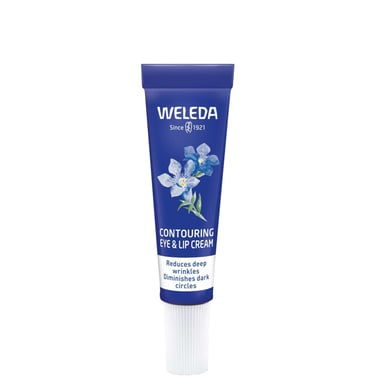Weleda Blauwe Gentiaan & Edelweiss Oog- en Lipcrème voor een Jeugdige Huid 21 g