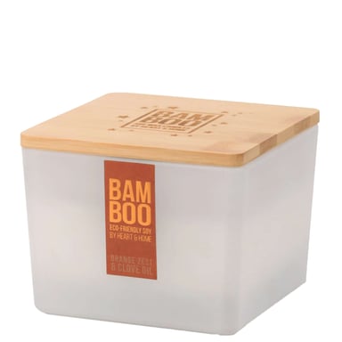 BAMBOO Sinaasappelschil & Kruidnagel Centrepiece Kaars 320g