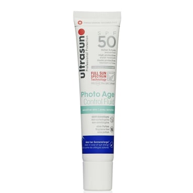 Ultrasun SPF50 Photo Age Control Fluid - Lichtgewicht zonbescherming voor je gezicht