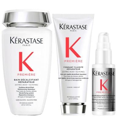 Kérastase Première Decalcifying Trio — Herstellende shampoo 250 ml, conditioner 200 ml & pre-shampoo 45 ml voor beschadigd haar