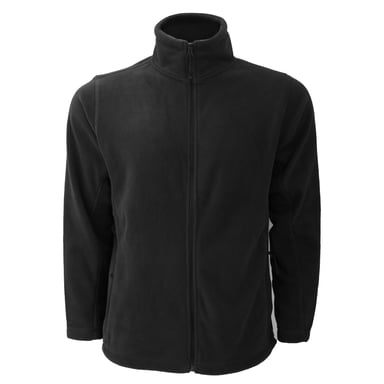 Russell Mens Full Zip Outdoor Fleece Jacket (Black)