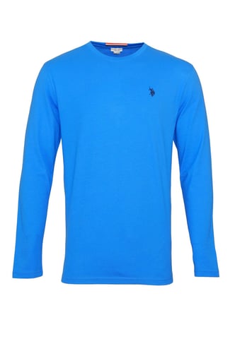U.S. Polo Assn. LongSleeve Shirt in Light Blue