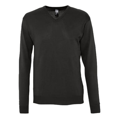 SOLS Mens Galaxy V Neck Jumper (Black)