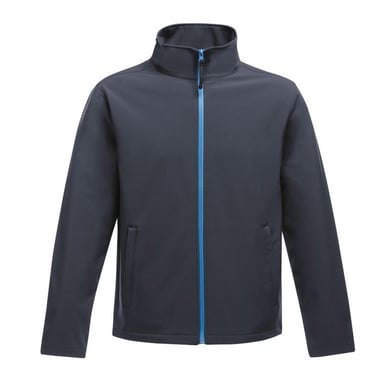 Regatta Mens Ablaze Printable Softshell Jacket (Navy/French Blue)