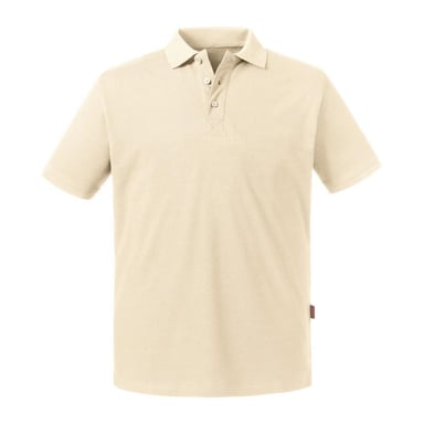 Russell Mens Pure Organic Polo (Natural)