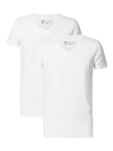 Petrol Industries - 2-pack Basic T-shirt V-Neck Men - White
