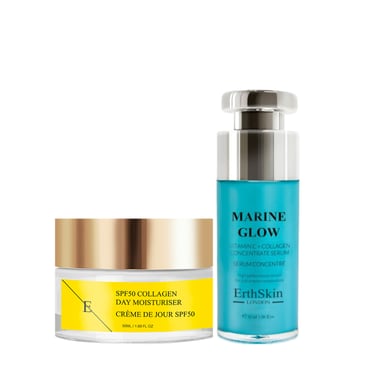 Sea Shine Vitamin C + Collagen Concentrate Serum 30ml + SPF 50 Collagen Day Cream 50ml