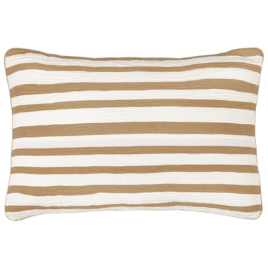 Yard Woven Stripe Cotton Cushion Cover