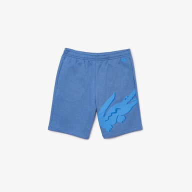 Heren Lacoste Tennis Fleece Short in Blauw