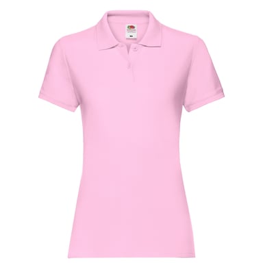 Fruit of the Loom Womens/Ladies Premium Polo Shirt (Light Pink)