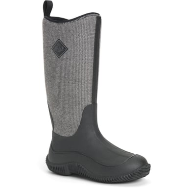 Muck Boots Hale Rubber Black W/ Fuzzy Herringbone Wellingtonkängor