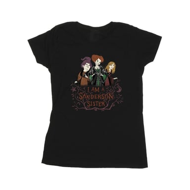 Disney Womens/Ladies Hocus Pocus Sanderson Sister Cotton T-Shirt (Black)