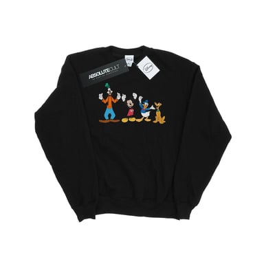 Disney Mens Mickey Mouse Friends Sweatshirt (Black)