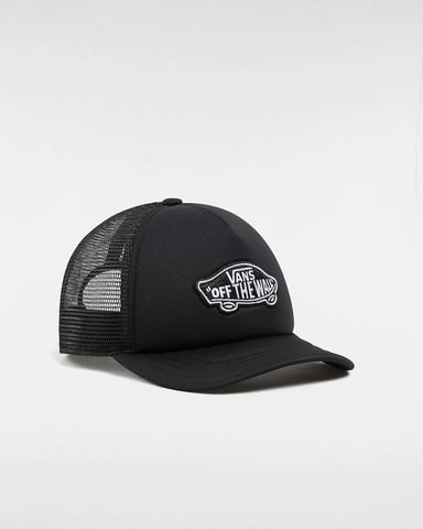VANS Kids Classic Patch Curved Bill Trucker Hat in Black