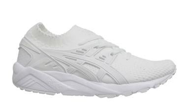 Asics Gel-Kayano Knit Mens White Running Trainers