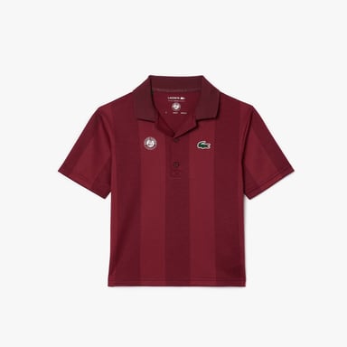 Boy's Lacoste Juniors Roland-Garros Edition Polo Shirt in Pink