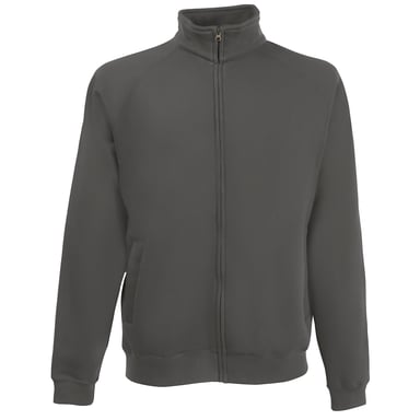 Fruit Of The Loom Mens Premium 70/30 Full Zip Sweatshirt Jacket (Light Graphite)