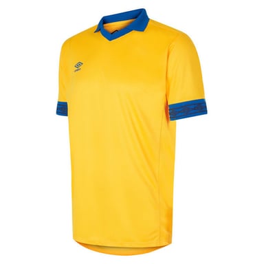 Umbro Childrens/Kids Tempest Short-Sleeved Jersey (Yellow/Royal Blue)