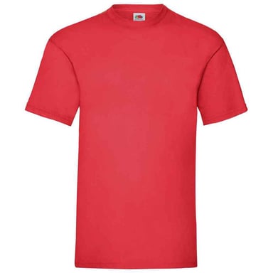 Fruit of the Loom Mens Valueweight T-Shirt (Red)
