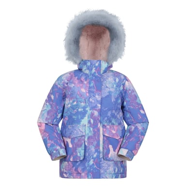 Mountain Warehouse Childrens/Kids Ranger All-Over Print Water Resistant Jacket (Lilac)