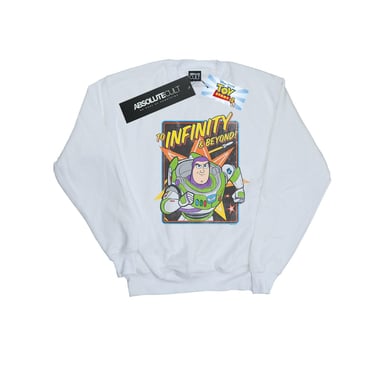 Disney Mens Toy Story 4 Buzz To Infinity Sweatshirt (White)