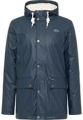ICEBOUND Rain jacket with teddy lining Men marine