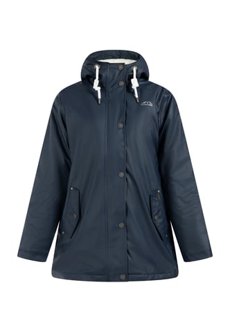 ICEBOUND Rain jacket with teddy lining women marine