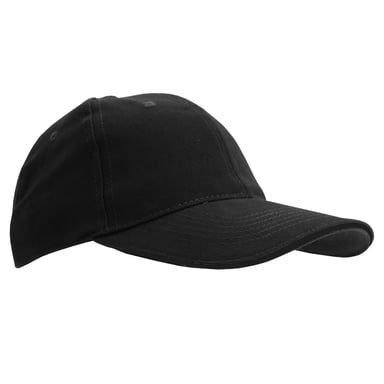 SOLS Unisex Buffalo 6 Panel Baseball Cap (Zwart)