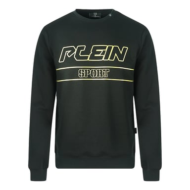 Philipp Plein Sport Gold Logo Black Jumper