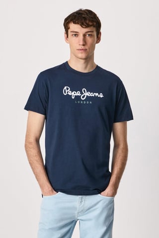 Eggo Logo T-shirt Navy