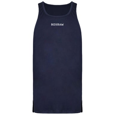 BoxRaw SMRT-TEC Mens Navy Blue Stringer Tank Top