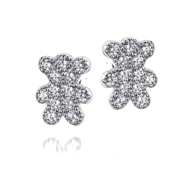 Orphelia 'Rosabel' Kinder 925 Sterling Zilver Stud Oorbellen - Zilver ZO-7352