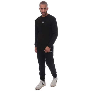 Heren Emporio Armani EA7 Core Identity Trainingspak in katoenmix, zwart
