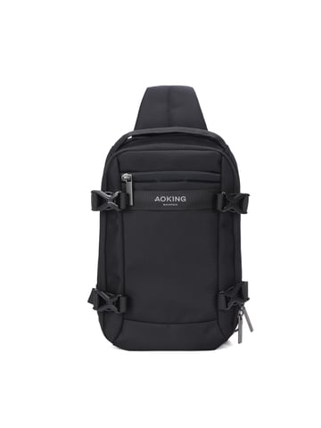 Aoking Crossbody bag Unisex BLACK