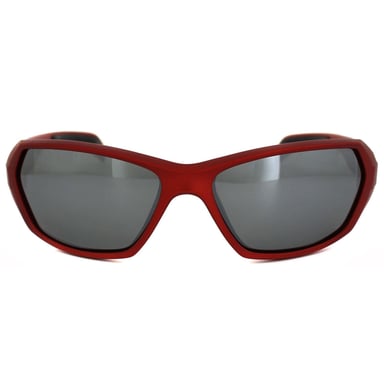 Polaroid Sport Sunglasses P7312 33W JB Shiny Red Grey Silver Mirror Polarized