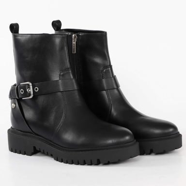 Guess women's ankle boots with large metal logo