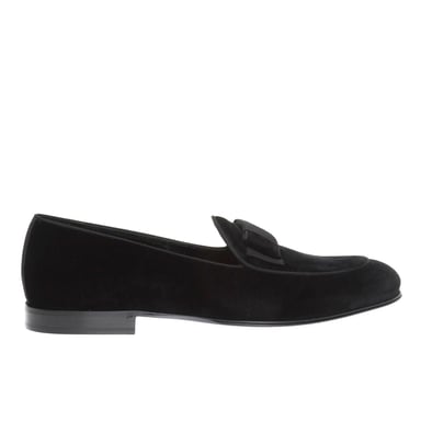 Dolce & Gabbana Gg Velvet Loafers