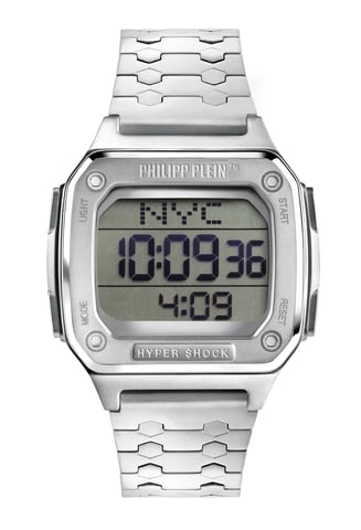 Philipp Plein Hyper $hock Unisex's Silver Watch PWHAA0521