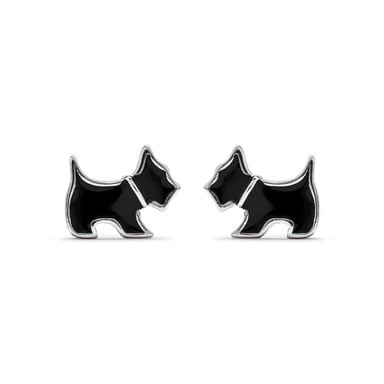Luxenter 925 Sterling Silver rhodium plated earrings - Trompik