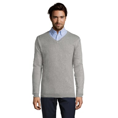 SOLS Mens Glory Sweater Top (Grey Melange)