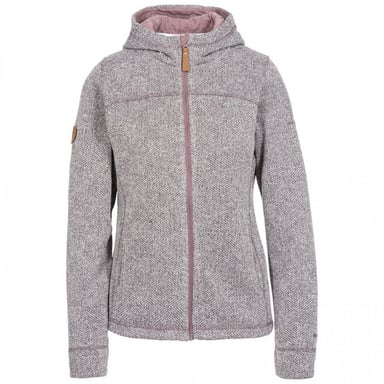 Trespass - Dames Reserve Fleece Vest met Capuchon (Grijs/Roze)